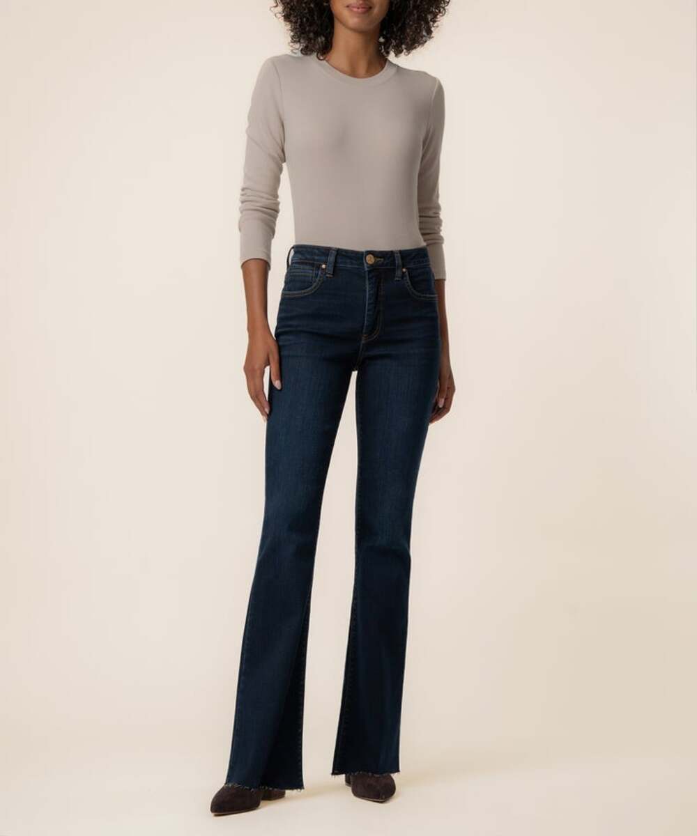 Kut From The Kloth Ana High Rise Fab Ab Flare Jeans Womens Size 10 *EUC